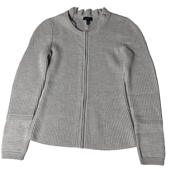 Escada Sport Virgin Wool Ribbed Cardigan - Picture 12 of 12